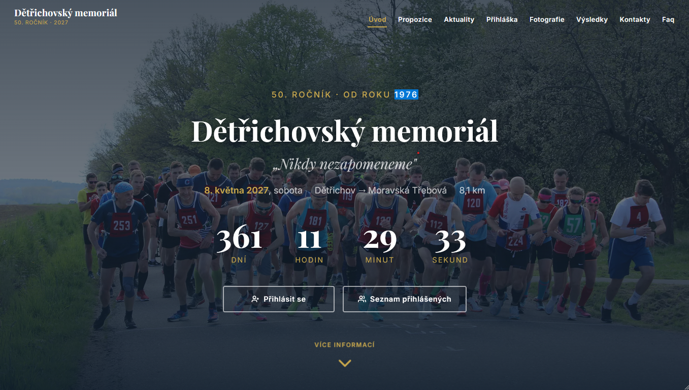 Dětřichovský memoriál desktop